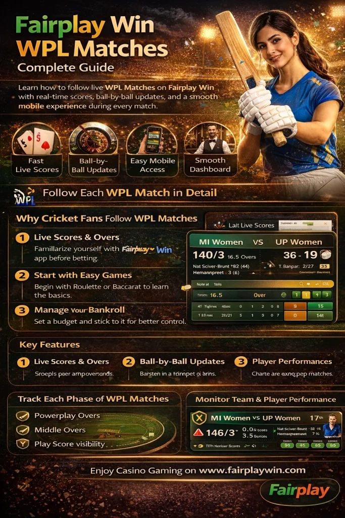 Fairplay Win WPL Matches