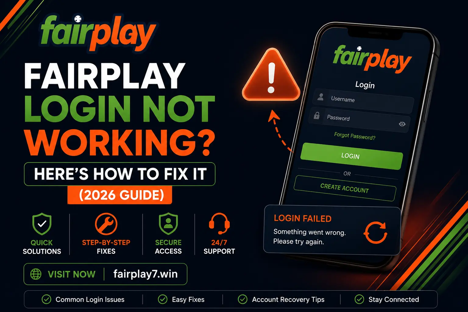 Fairplay Login Not Working? Here’s How to Fix It (2026 Guide)