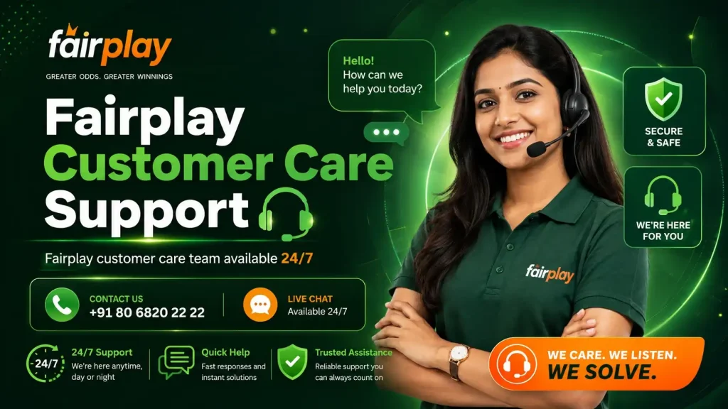 Fairplay customer care team available 24/7