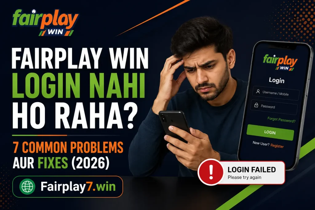 fairplay login nahi ho raha