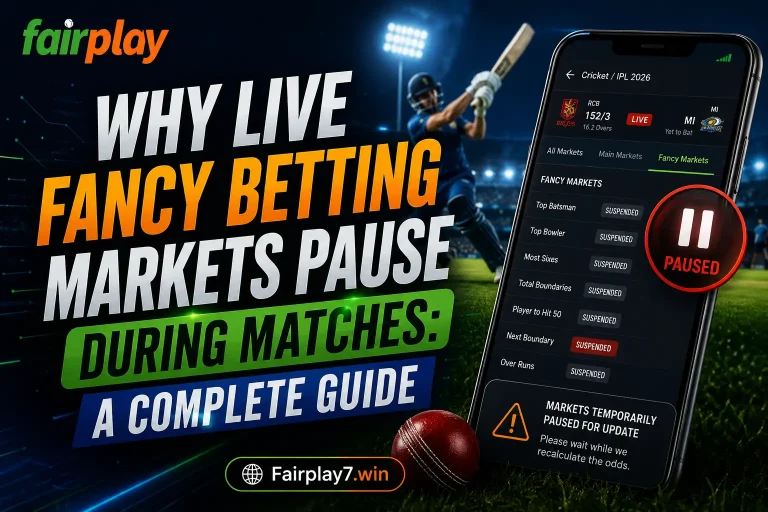 Fancy Betting Markets Pause-fairplay win